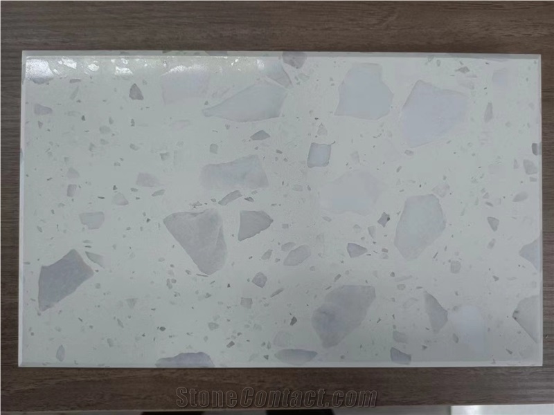 China Fire Resistant Dark Blue Inorganic Terrazzo Floor