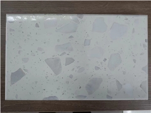 China Fire Resistant Dark Blue Inorganic Terrazzo Floor