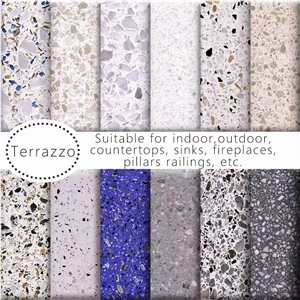 China Frost Resistant Inorganic Terrazzo Tiles Floor Wall