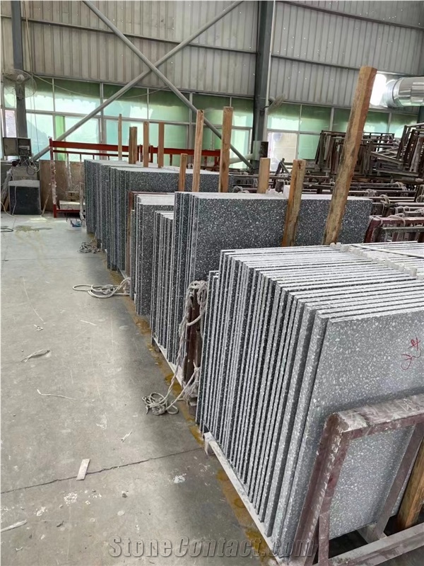 China Grey Terrazzo Step Staircase High Polish Floor