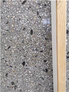 China Light Green Grass Terrazzo Nice Floor
