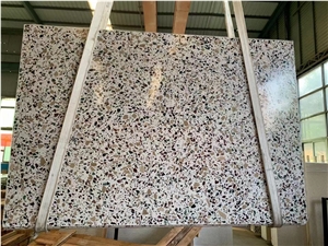 China Light Grey Terrazzo High Quality Wall Polish