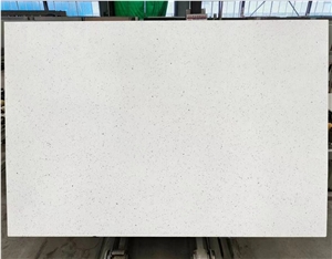 China Super White Terrazzo Large Slab High Polish Mall