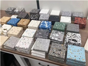 China Terrazzo Tiles Shopping Mall Floor High Polish