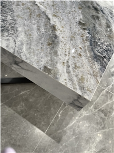 Grey Sintered Stone Stair Tread