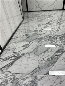 High End Grey  Sintered Stone Floor Polish