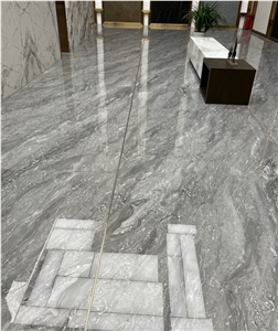 High Polish Grey Sintered Stone Floor Tiles High Polish Grey Sintered Stone Floor Tiles