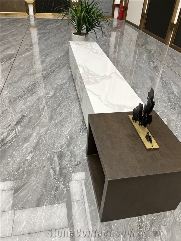 Hot And Special Brown Sintered Stone Table Top