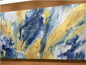 Hot Selling Calacatta Gold Sintered Stone Slab Wall