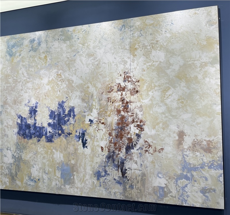 Hot Selling Calacatta Gold Sintered Stone Slab Wall