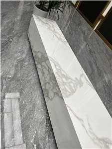 Hot Statuario Sintered Stone Table Top High Quality