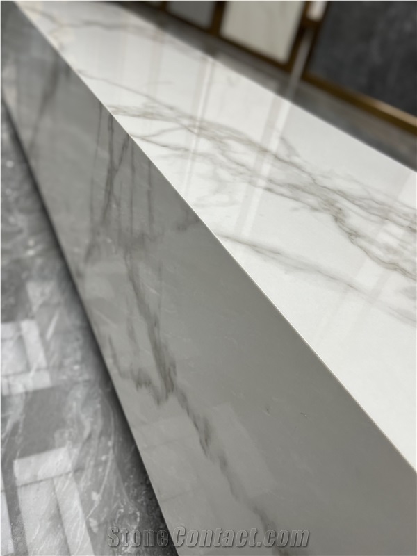 Hot Statuario Sintered Stone Table Top High Quality