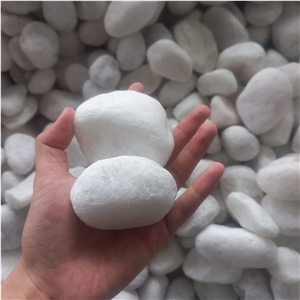 Natural White Pebble Stone House, Garden, Pool Decoration