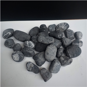 Wholesale Black Cobbles Stone For Outdoor Decoration