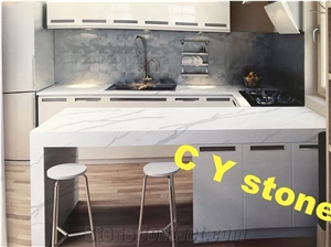 Artificial Stone Quartz Countertop, Kitchen Bar Tops