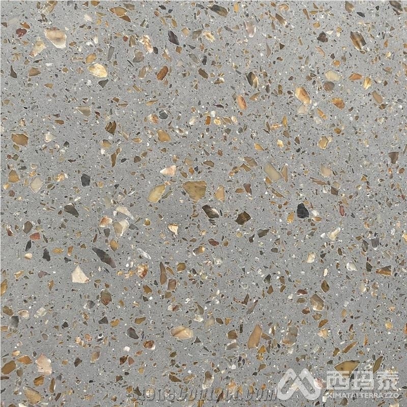 Artificial Stone Slabs Terrazzo Slabs  For Mall Project