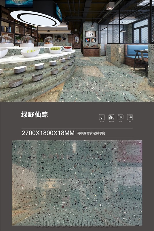 Artificial Stone Slabs Terrazzo Slabs Kitchen Wall&Floor