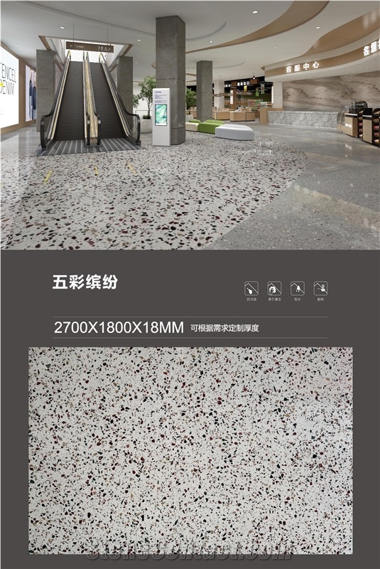 Artificial Stone Slabs Terrazzo Slabs Kitchen Wall&Floor
