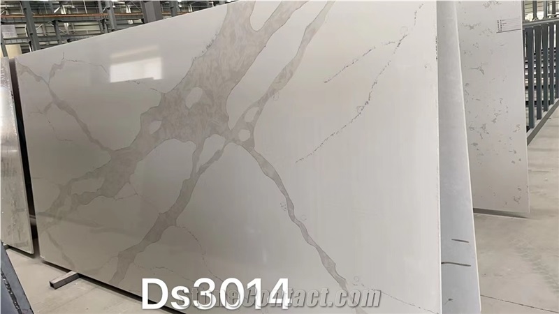 Calacatta White Quartz Countertops - Artificial Stone