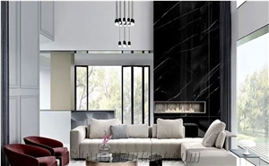 China High Quality Black Sintered Stone For Wall And Floor