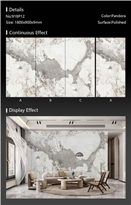 China Pandora Design Artificial Stone Porcelain Slab