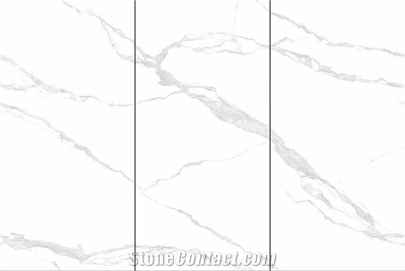 Chinese Top Quality Silk White Porcelain Slab For Wall Decor