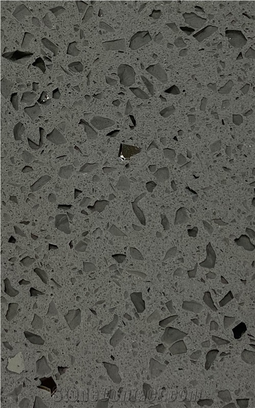 First Choice For Project Dark Grey Quartz Economic Slabs