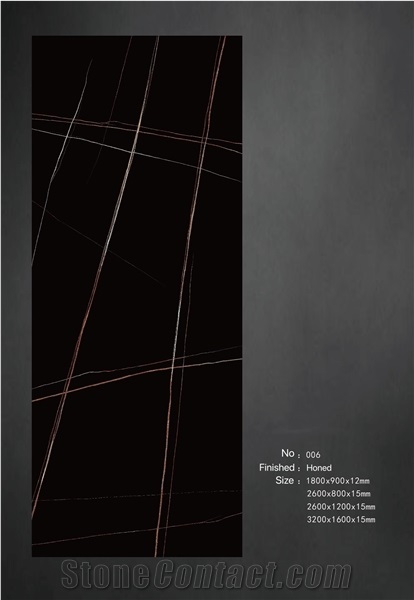 Hot Sell Black Sintered Stone Slab