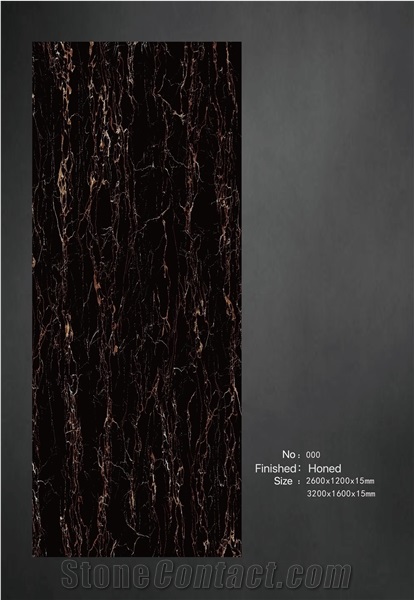 Hot Sell Black Sintered Stone Slab