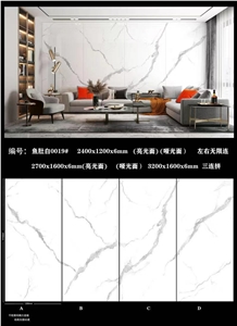 New Popular Artificial Stone Sintered Stone Slabs Carrara New Popular Artificial Stone Sintered Stone Slabs Carrara