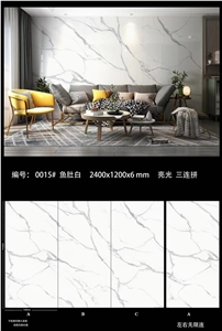 New Popular Artificial Stone Sintered Stone Slabs Carrara