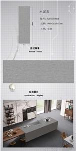 New Popular Artificial Stone Sintered Stone Slabs Grey Color