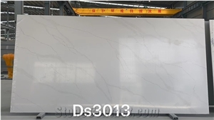 Top Chinese Calacatta White Quartz Slabs