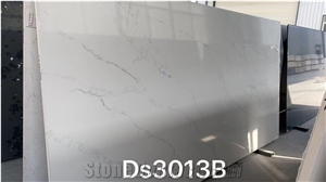 Top Chinese Calacatta White Quartz Slabs