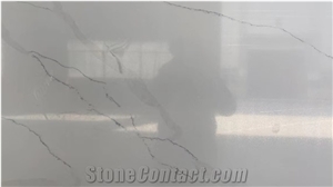 Top Chinese Calacatta White Quartz Slabs