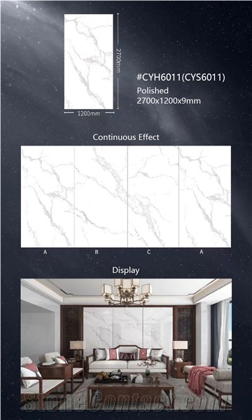 Top Choice China Made Sintered Stone Slab For Kitchen