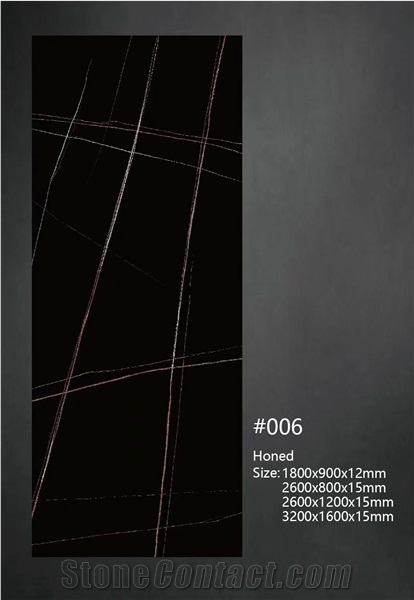 Top Selling China Honed Sintered Stone Slab For Floor