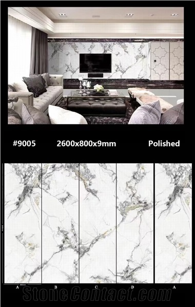 Top Selling Scenery Sintered Stone Slab For Wall In China