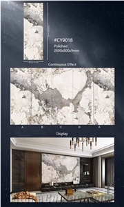 Top Selling Scenery Sintered Stone Slab For Wall In China