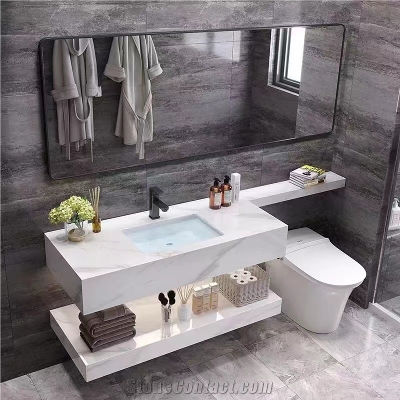 Very Popular Artificial Stone Sintered Stone Vanity Tops