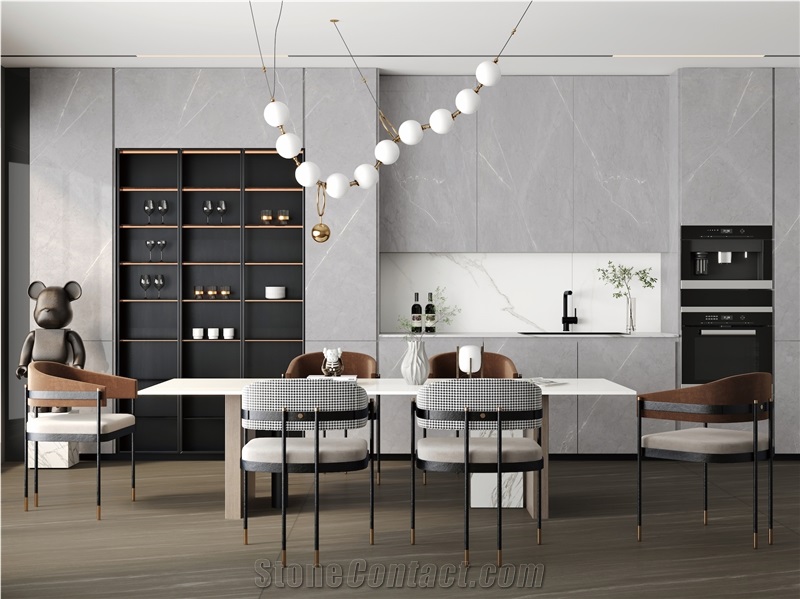 Australian Light Grey Sintered Stone Slabs