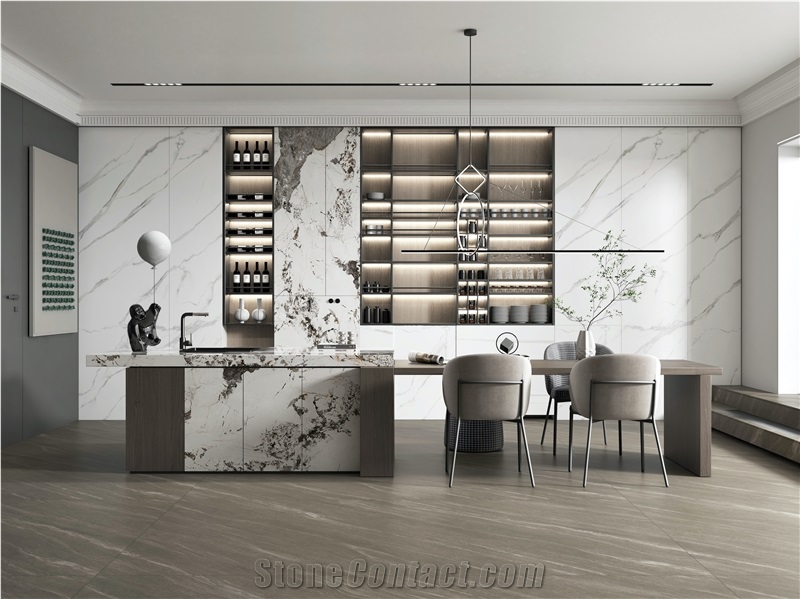 Australian Light Grey Sintered Stone Slabs