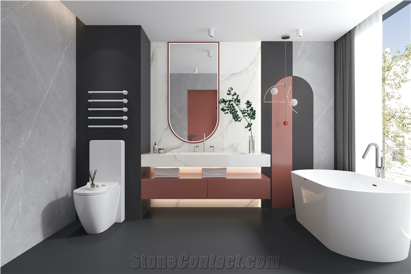 Bulgarian Middle Grey Sintered Stone Slabs