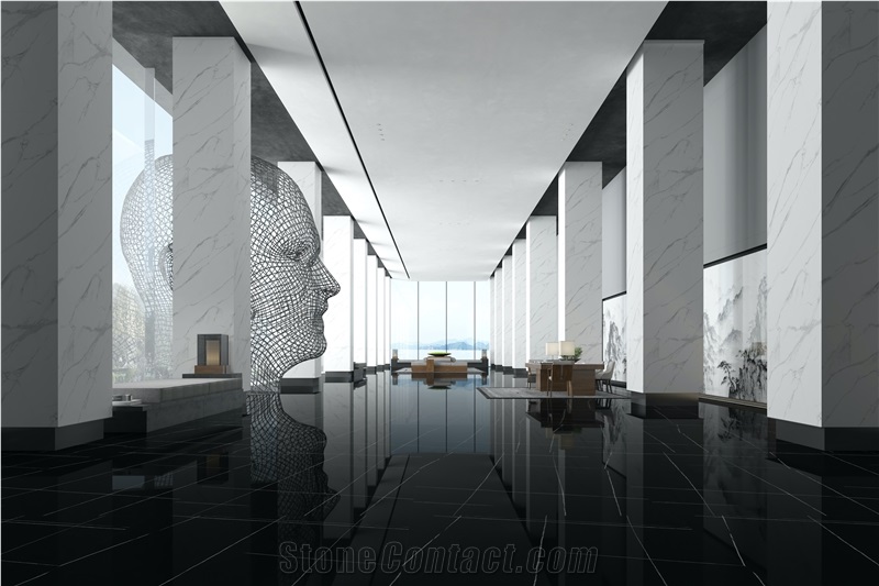 Dolomite White Sintered Stone Slabs