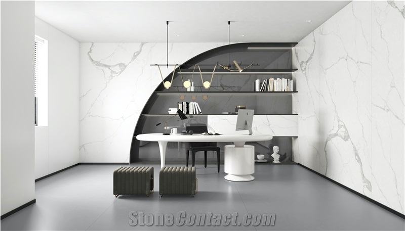 Monterian Pure Grey Sintered Stone Slabs