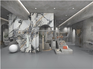 Monterian Pure Grey Sintered Stone Slabs