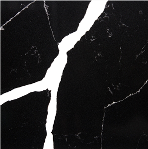 Quartz Stone Black Calacatta Slabs