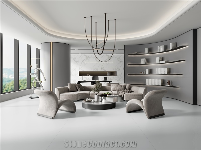 Sintered Stone Slabs Monterian Pure White