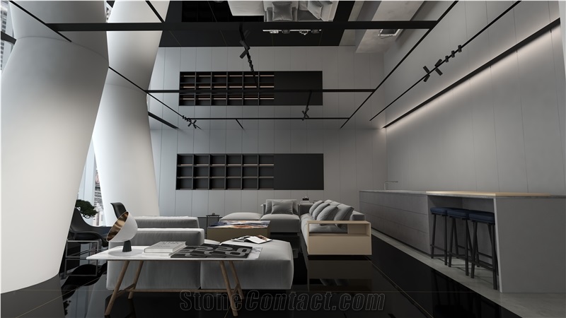 Sintered Stone Slabs Pure Black