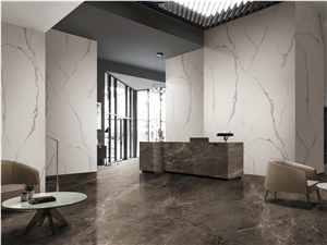 Sintered Stone White Calacatta For Indoor Design